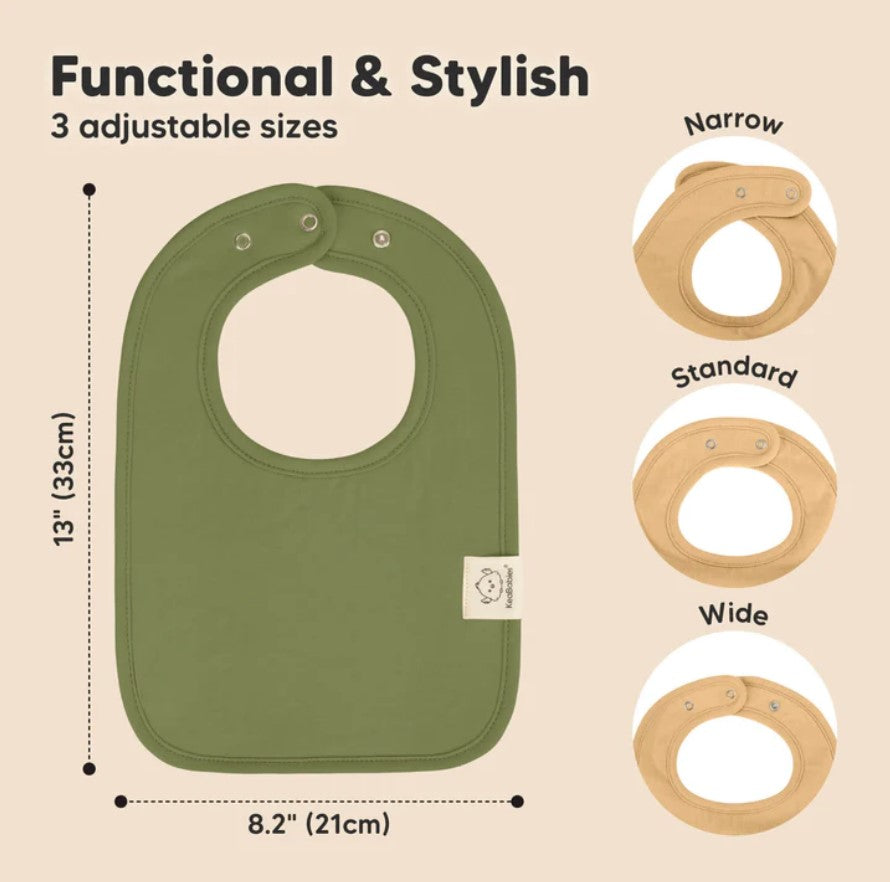 Organic Cotton Bibs 8 pcs. KeaBabies