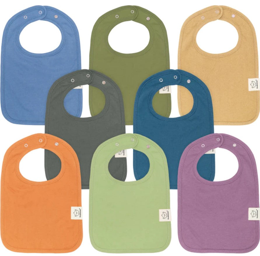 Organic Cotton Bibs 8 pcs. KeaBabies