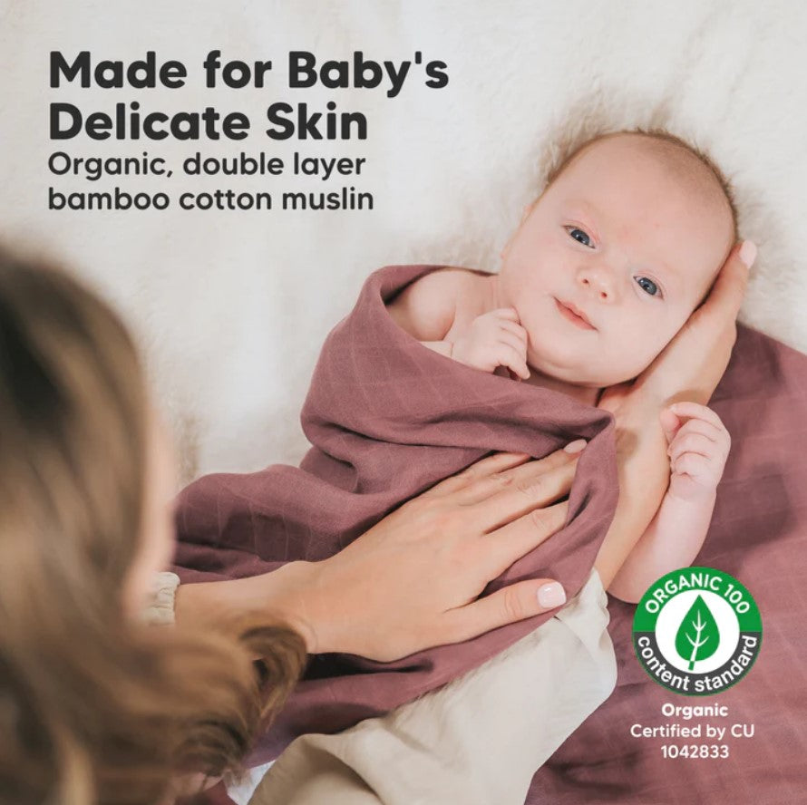 Бебешки Муселинови Пелени/Завивки 120 х 120см 4 бр. Облак KeaBabies