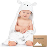 Baby Hooded Towel Made of Organic Bamboo Lambskin KeaBabies