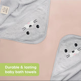 Бебешка Хавлия с качулка От Органичен Бамбук Тюленче KeaBabies