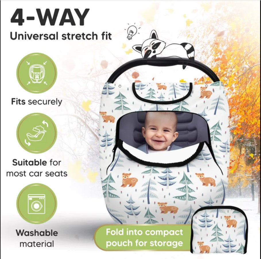 Husa Pentru Scaun Auto Toamna-Iarna 0-13 kg Elhi KeaBabies