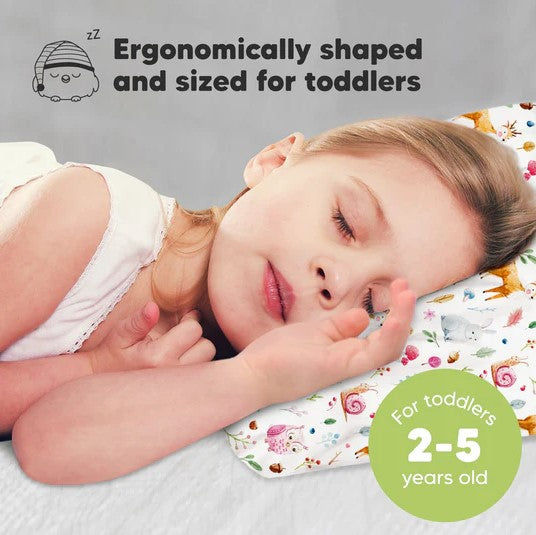 Children's Ergonomic Pillow 33X46cm Forest Keababies