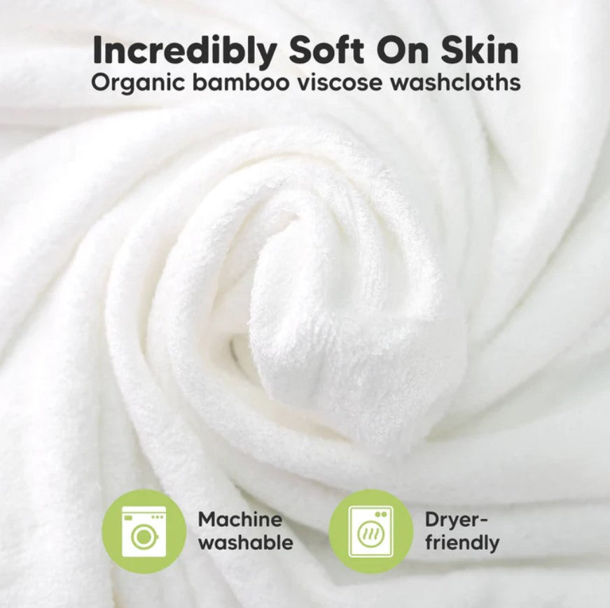 Kърпи От Органичен Бамбук 6 Бр Пепел от Рози KeaBabies