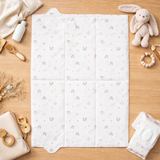 Преносима сгъваема подложка за преобличане 40x58 см Дъга BabyCalin