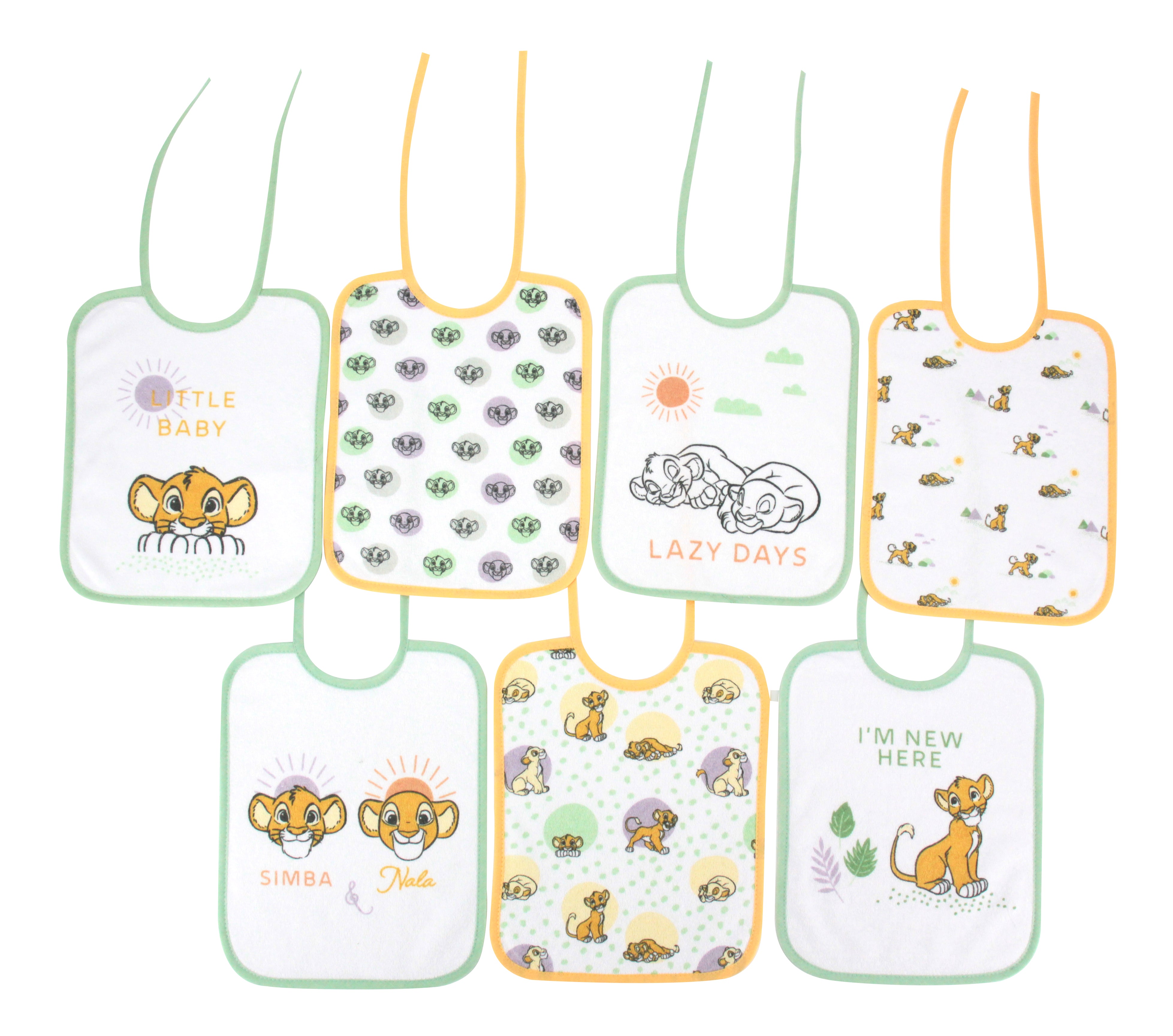 Двупластови Лигавници 7 Броя - Лъвчето Симба Disney Baby
