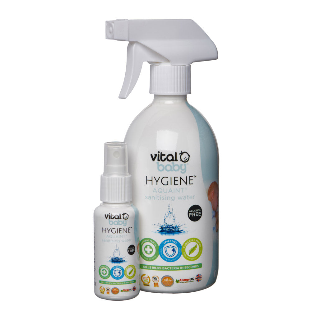 Apă de curățare antibacteriană Aquaint Vital Baby pentru bebeluși
