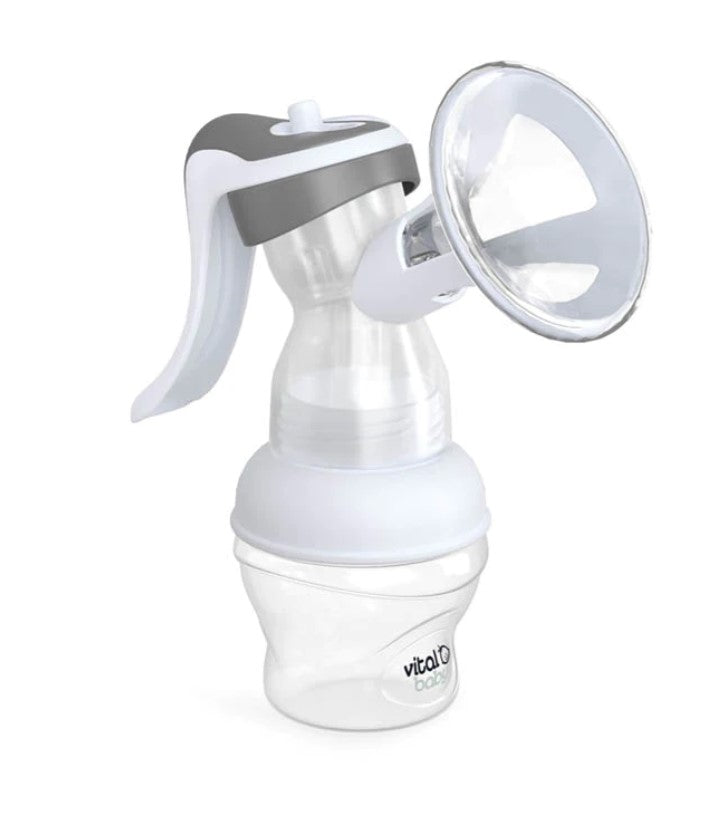 Pompă manuală Flexzone + 6 tampoane Vital Baby