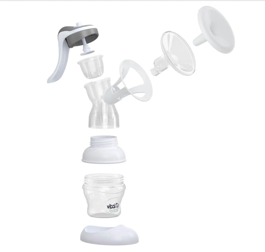 Pompă manuală Flexzone + 6 tampoane Vital Baby