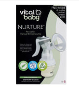 Pompă manuală Flexzone + 6 tampoane Vital Baby