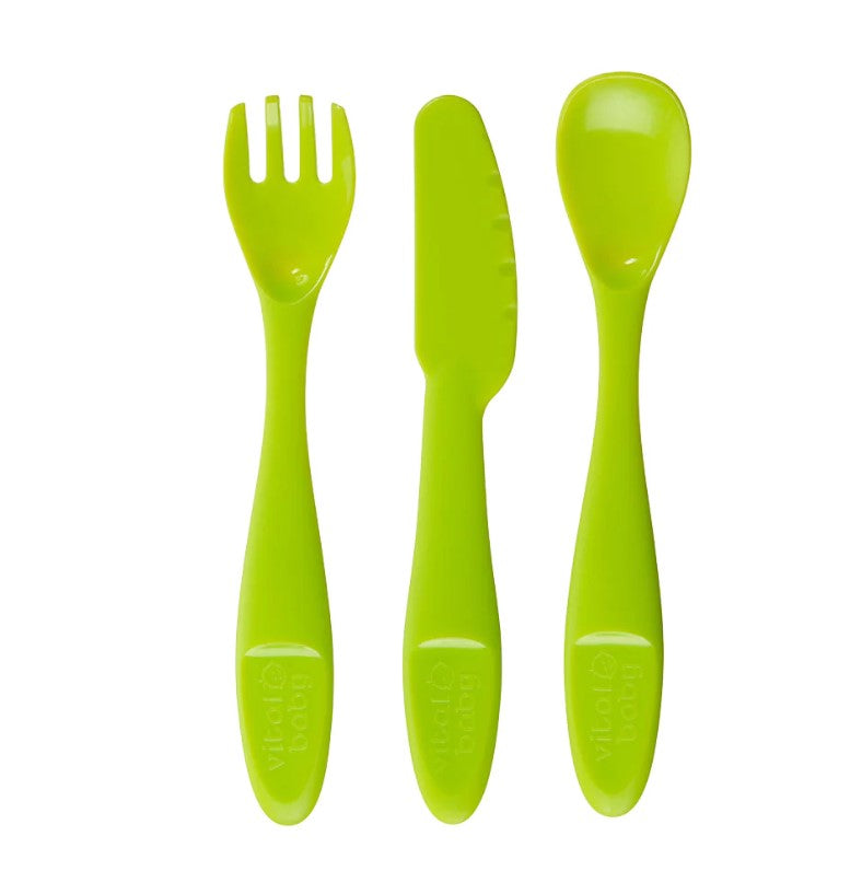 Универсални Пластмасови Прибори За Хранене 12+ Месеца Vital Baby