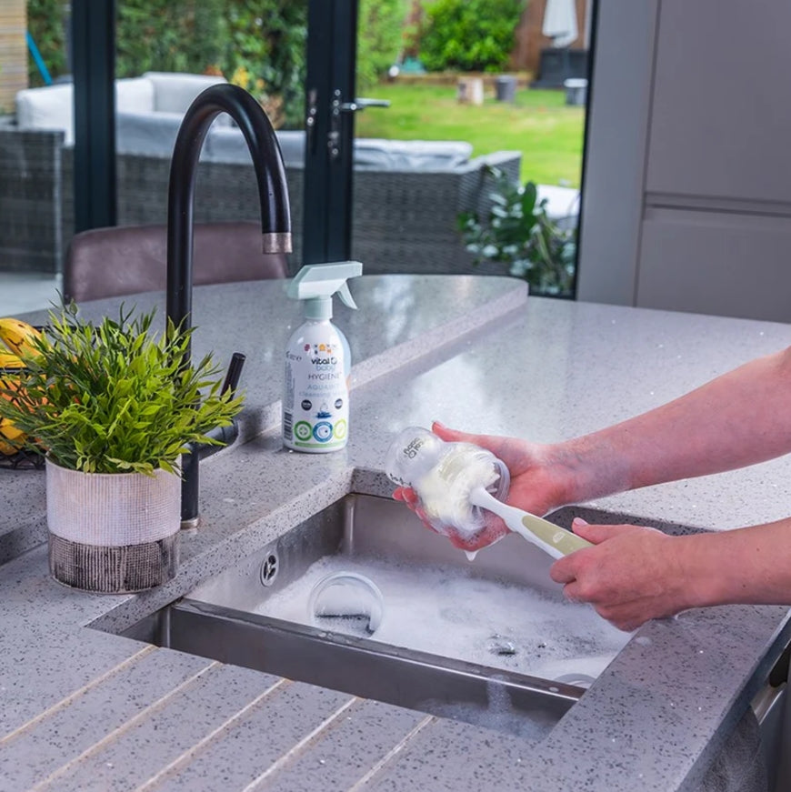 2в1 Универсална четка за бебешки шишета и биберони EarthSmart Vital Baby