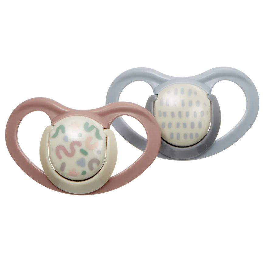 Suzete EarthSmart Vital Baby cu flux de aer calmant, 6-18 luni