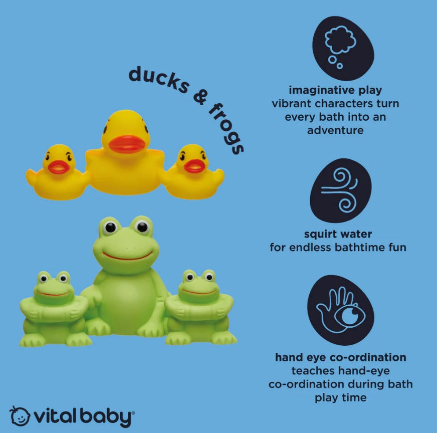 Jucării de baie Broaște EarthSmart Vital Baby