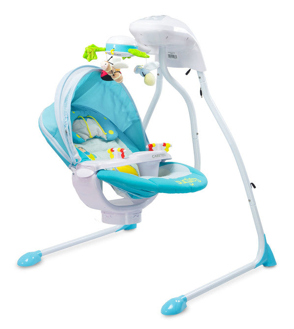 Șezlong electric și leagăn Bugies Blue Caretero