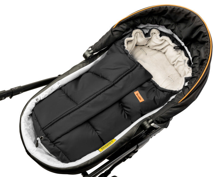Geanta Iarna Fleece Combi 3in1 Negru/Bej