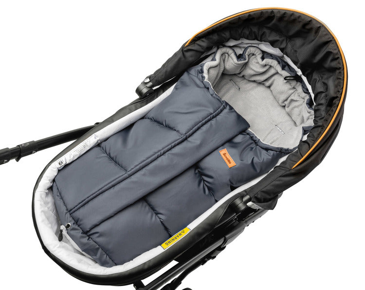 Geantă de iarnă fleece Combi 3in1 Gri/Graphit