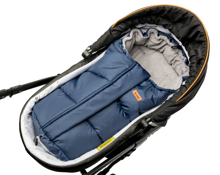 Geantă de Iarnă Fleece Combi 3in1 Gri/Albastru Marin