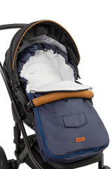 Winter Stroller Cover Navy Blue (95X40)