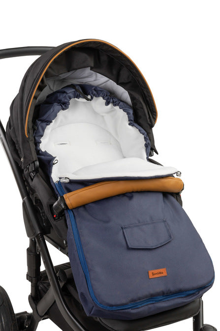Winter Stroller Cover Navy Blue (95X40)