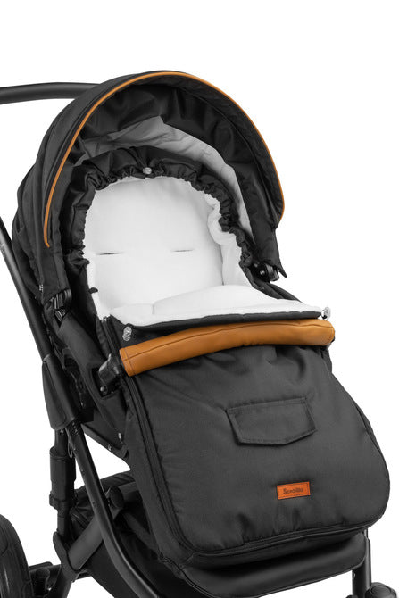 Geanta de iarna pentru carucior neagra (95X40)