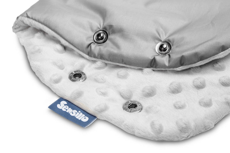 Stroller Sleeve Minky Gray Sensillo