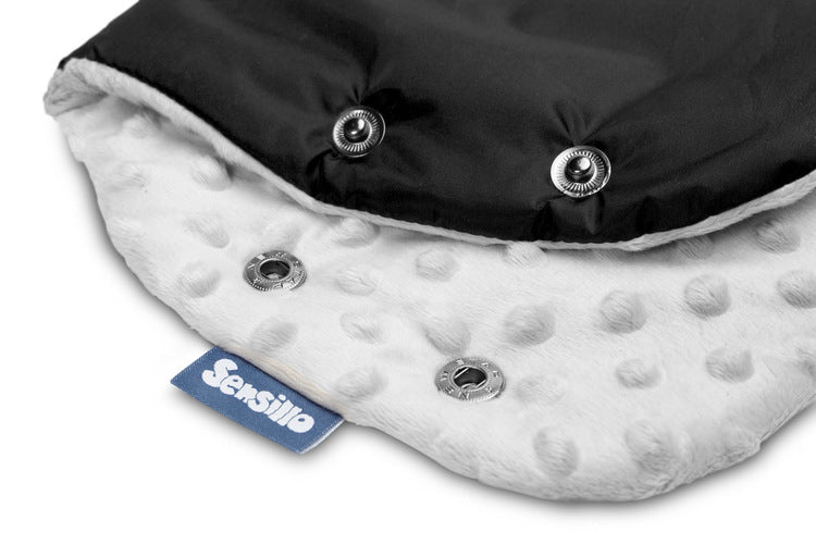 Stroller Sleeve Minky Black Sensillo