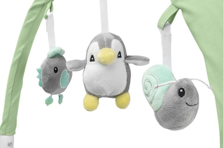 Highchair Chaise Lounge And Swing 3in1 Kivi Mint Caretero