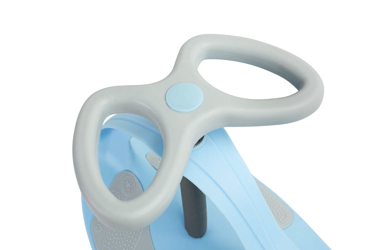 Cărucior pentru copii pentru călărie și împingere Wiggle Car Spinner Blue Caretero Toyz