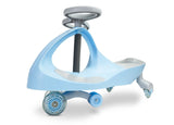 Cărucior pentru copii pentru călărie și împingere Wiggle Car Spinner Blue Caretero Toyz