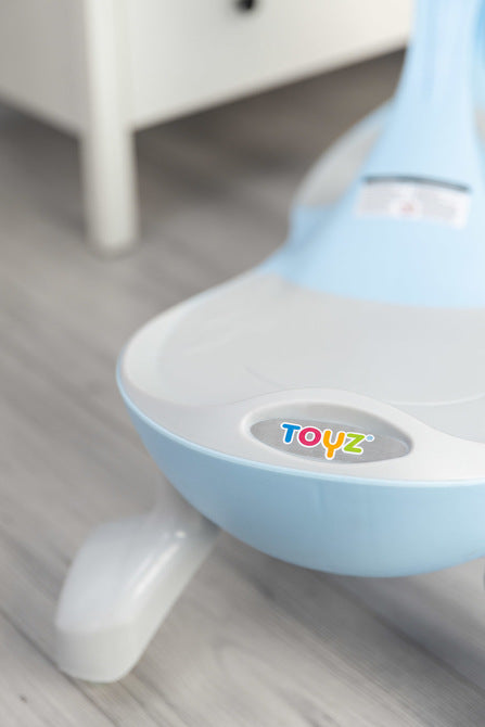 Cărucior pentru copii pentru călărie și împingere Wiggle Car Spinner Blue Caretero Toyz