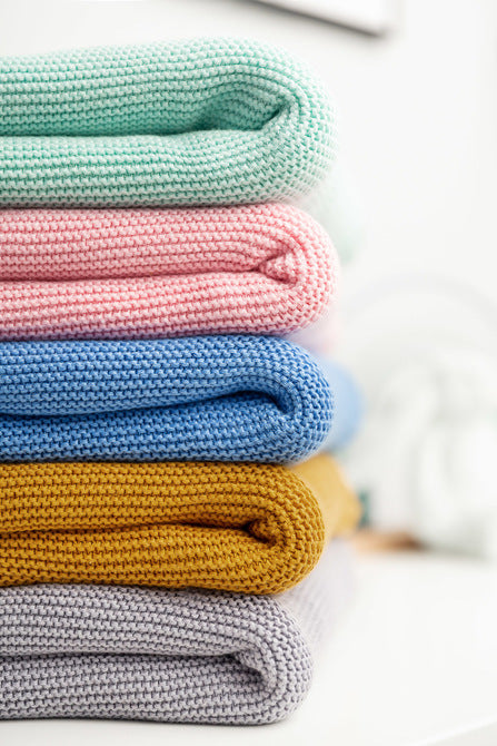 Bamboo And Cotton Blanket Gray 100x80cm
