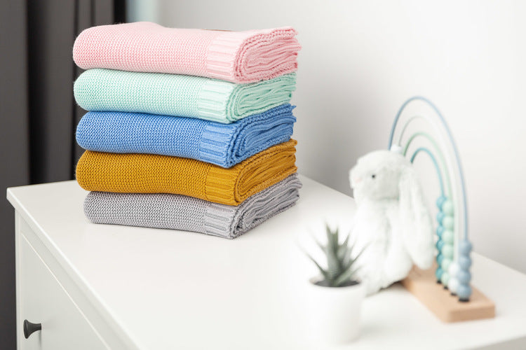 Bamboo And Cotton Blanket Gray 100x80cm