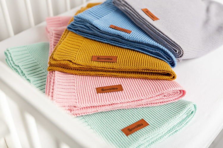 Bamboo And Cotton Blanket Gray 100x80cm