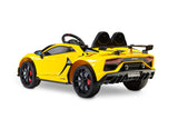 Battery Car Lamborghini Yellow Caretero Toyz