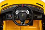 Battery Car Lamborghini Yellow Caretero Toyz
