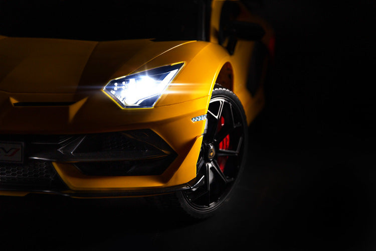 Battery Car Lamborghini Yellow Caretero Toyz