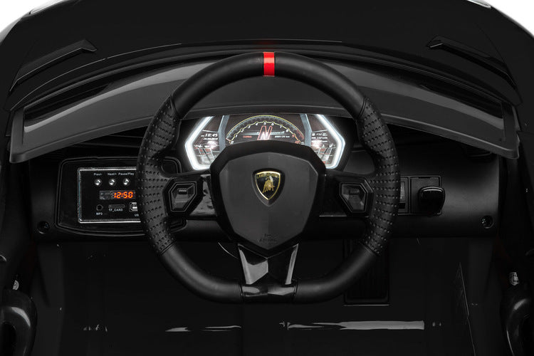Battery Car Lamborghini Black Caretero Toyz