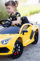 Battery Car Lamborghini Black Caretero Toyz