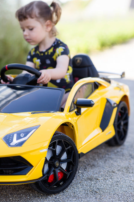 Battery Car Lamborghini Black Caretero Toyz