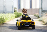Battery Car Lamborghini Yellow Caretero Toyz