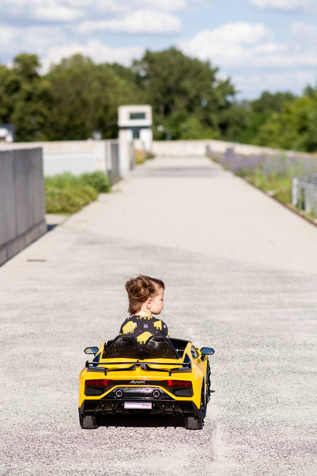 Battery Car Lamborghini Yellow Caretero Toyz
