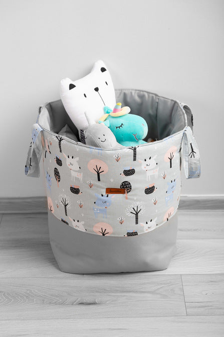 Кош За Играчки Елени Сив 35X47 Sensillo