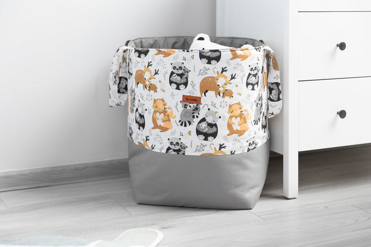 Кош За Играчки Миещи Мечки Сив 35X47 Sensillo