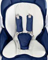 Highchair And Electric Swing 2in1 Indigo Navy Caretero
