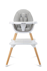 Tuva Grey High Chair Caretero