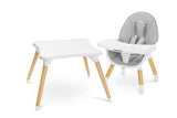 Tuva Grey High Chair Caretero