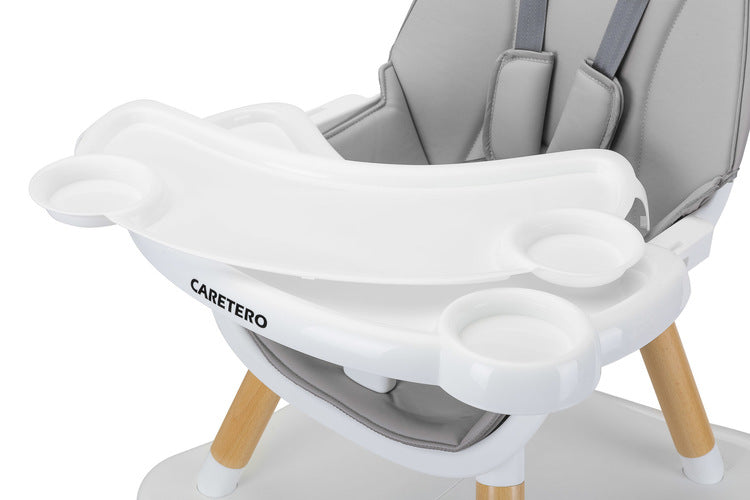Tuva Grey High Chair Caretero