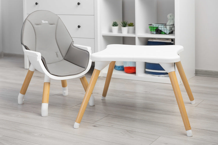 Tuva Grey High Chair Caretero