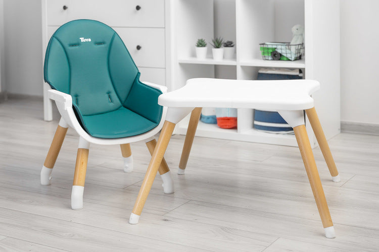 Tuva High Chair Dark Green Caretero